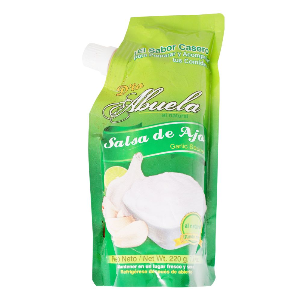 Salsa de Ajo Tradicional la Abuela x220 gr