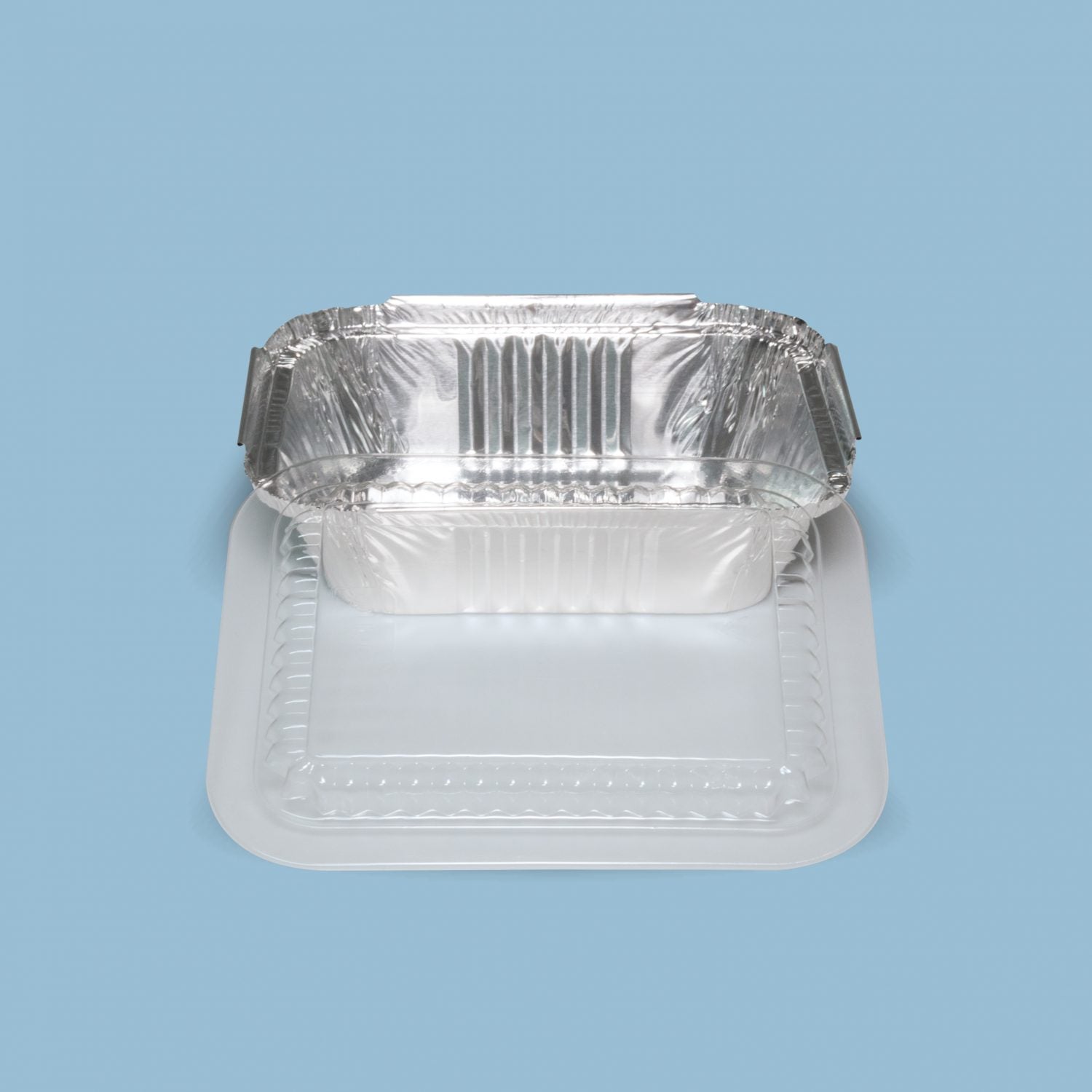 Tapa cristal transparente para molde lasaña 24 oz, dimensiones 17.9x12.8 cm