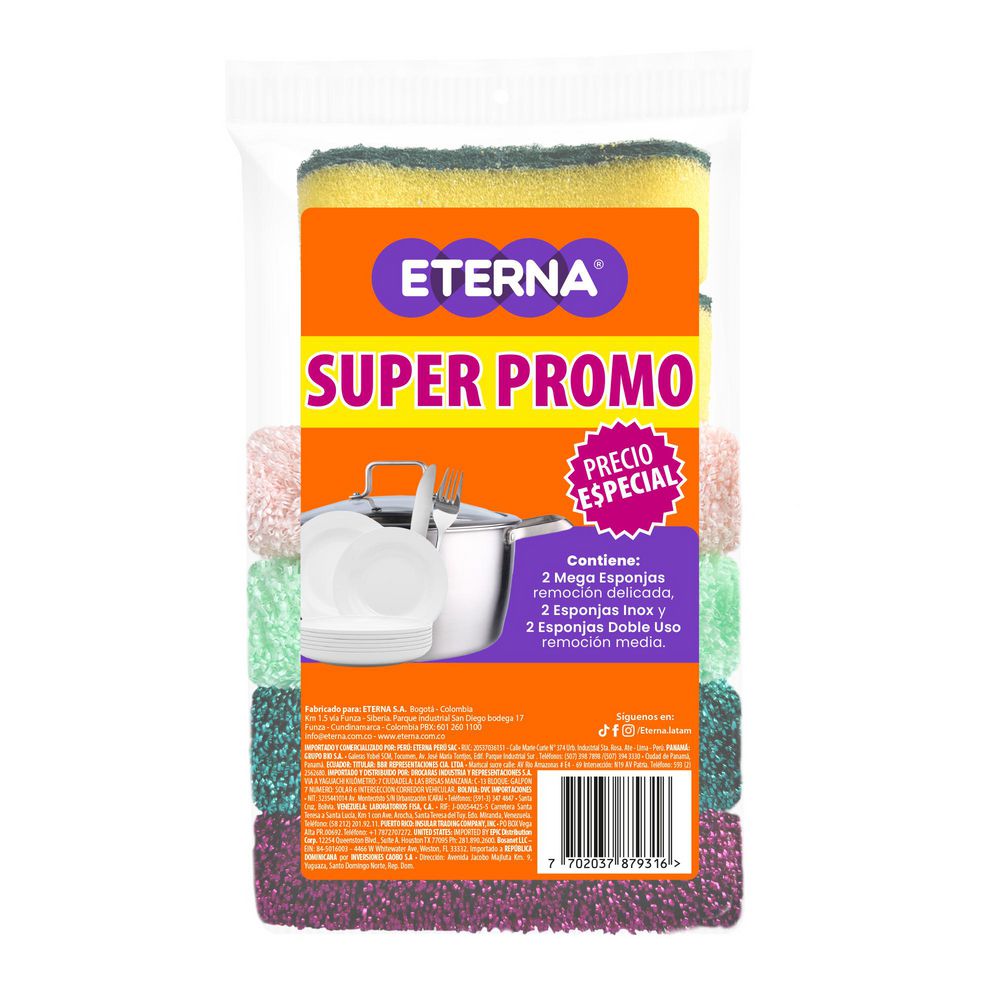 Of Pack Esponja Eterna x 6