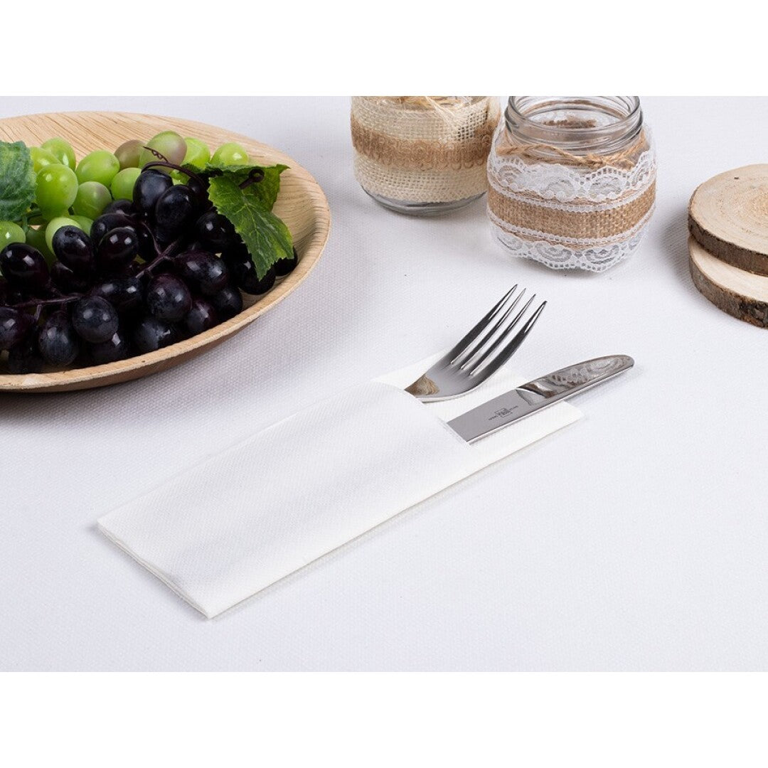 Servilleta Kanguro Valentina Blanco 40x32 caja x40 para uso institucional