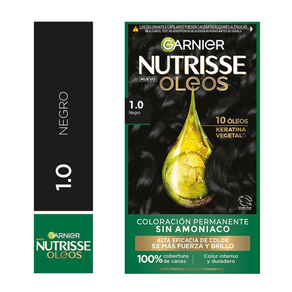 Tinte P/cabello Nutrisse Tono 1.0