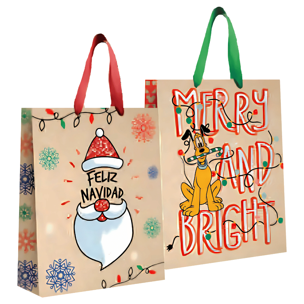Bolsa Navidad Kraft C/m