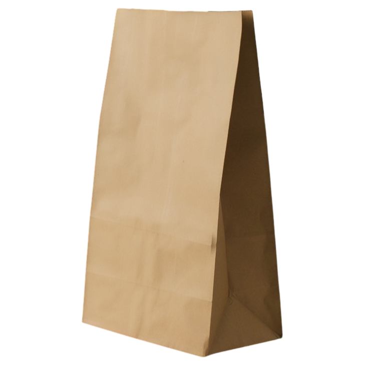 Bolsa de papel automática estándar 3 libras para empaques de alimentos
