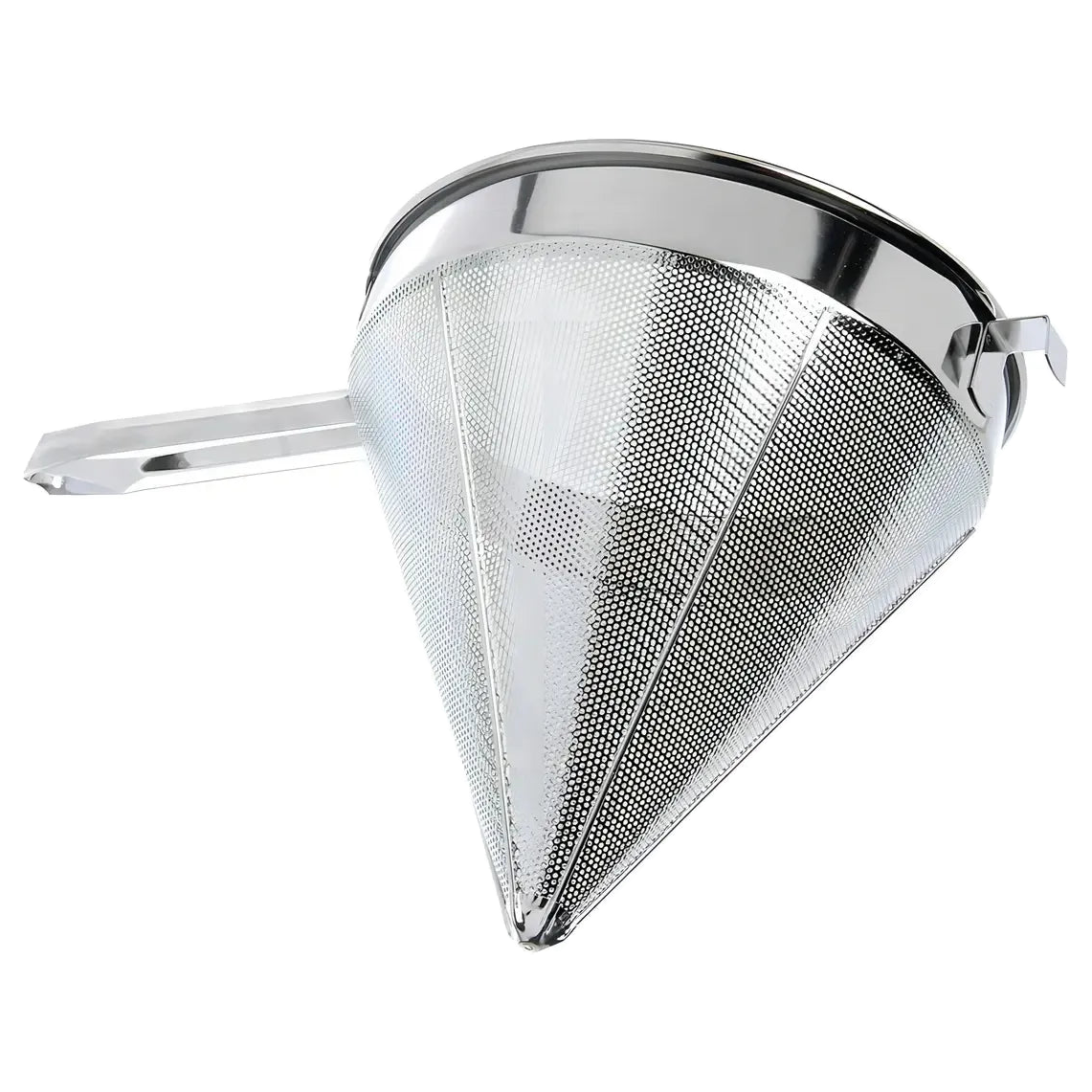 Colador cónico reforzado acero inoxidable 20 cm uso profesional cocina