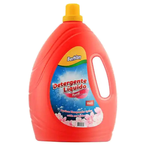 Detergente Líquido Lavadora Floral x 4000 ml