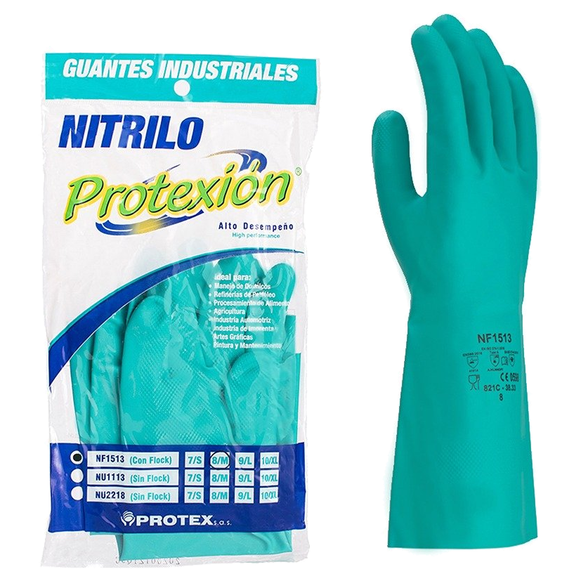 Guante Especial Nitrilo Protex Largob x12 T9