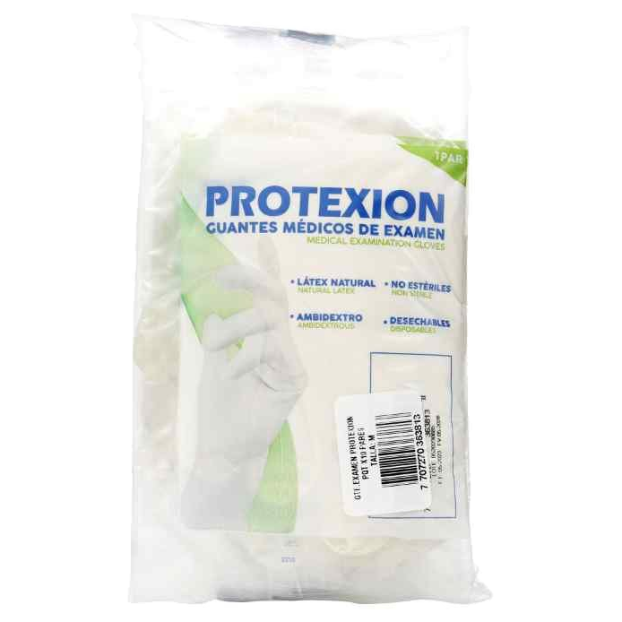 Guante Examen Protex con Tapa T-s 10