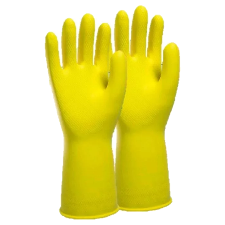 Guante Limpiaya Amarillo Talla 8 para manipulación de alimentos y aseo