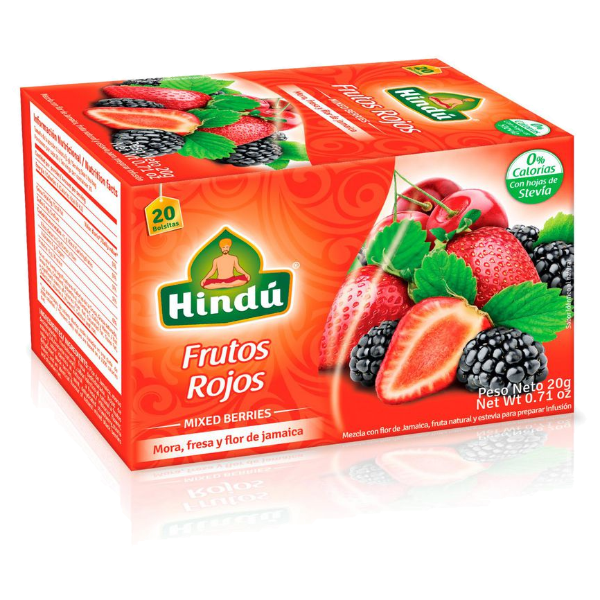 Infusion Hindu Frutos Rojos