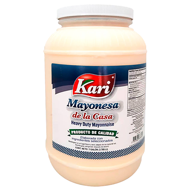 Mayonesa Kari Casa Heavy Duty presentación 1 galón para cocinas profesionales