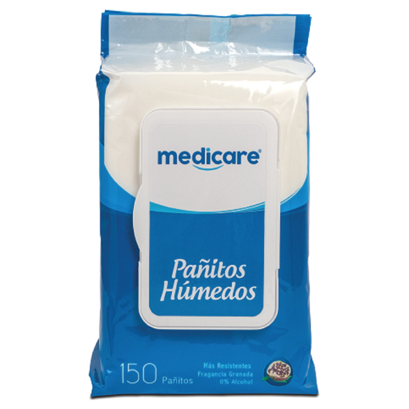 Pañitos humedos Medicare presentación 12x40 unidades caja