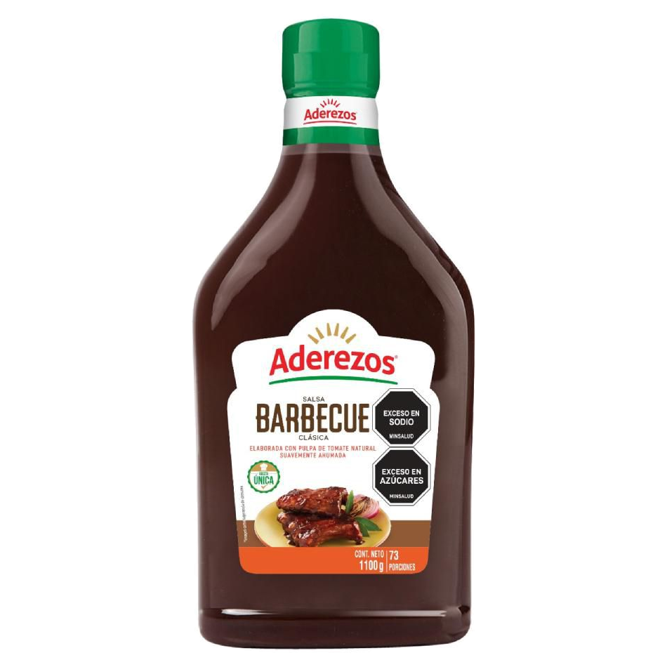 Salsa BBQ Aderezos presentación 1100 gramos para cocinas profesionales