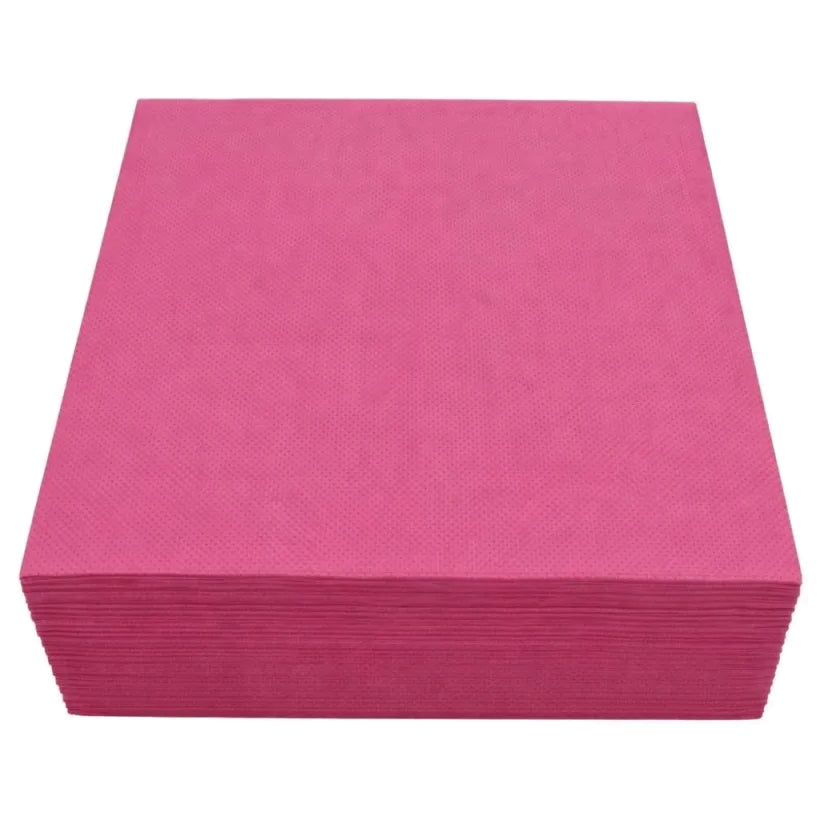 Servilleta Punta Fucsia 40x40 caja institucional para hoteles y restaurantes