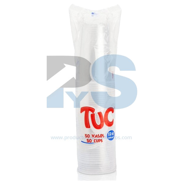 Vaso Tuc transparente 12 oz desechable para bebidas