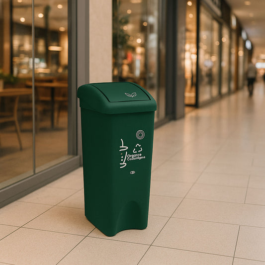 Papelera Vaiven Plana Mr 53 lt Verde Org