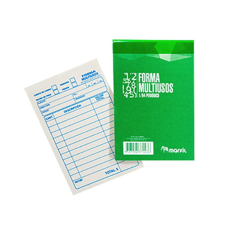 FACTURERO PERIODICO PEQUEÑO 1/64 TAYDEM*700