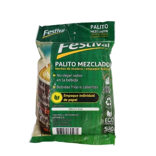 PALO MEZCLADOR FESTIVAL MAD.CORTO EMP INDIVIDUALBX500 UND