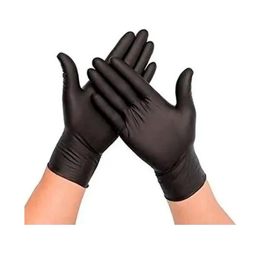 GUANTE EXAMEN NITRILO NEGRO PROTEX 0.5 T-M DX100