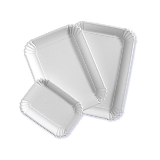 Bandeja Blanca Cartón # 3