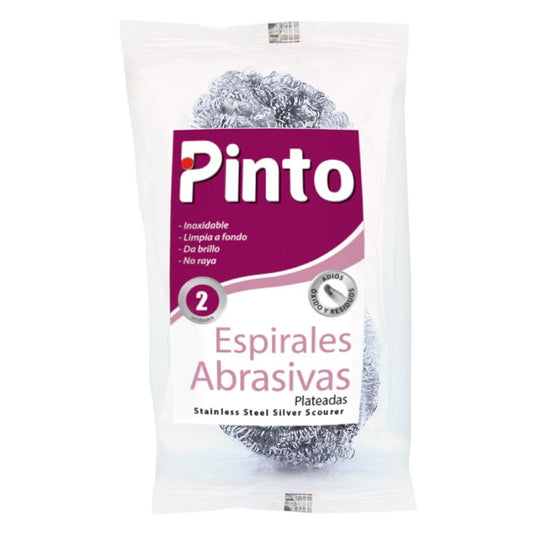Espiral Abrasivo Plateada x2 und Ref#