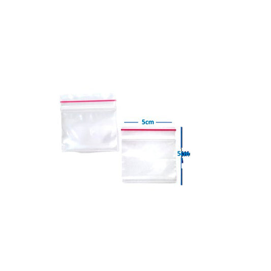 BOLSA ZIPPER  5 LARGO X 5 ANCHO PX100