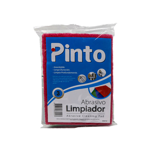 Paño Abrasivo Limpiador Pinto x36 unds