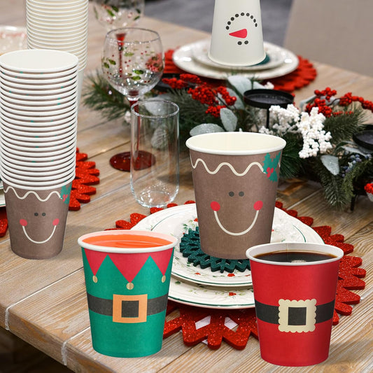 Vaso Papel 9 oz Personajes Navidad