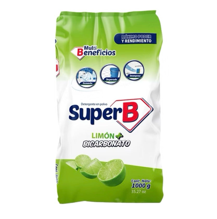 Detergente en polvo súper B cítrico x1000 Rg
