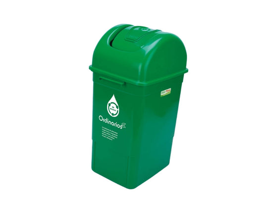 Papelera VAIVEN. 35L. VERDE. FULLER.