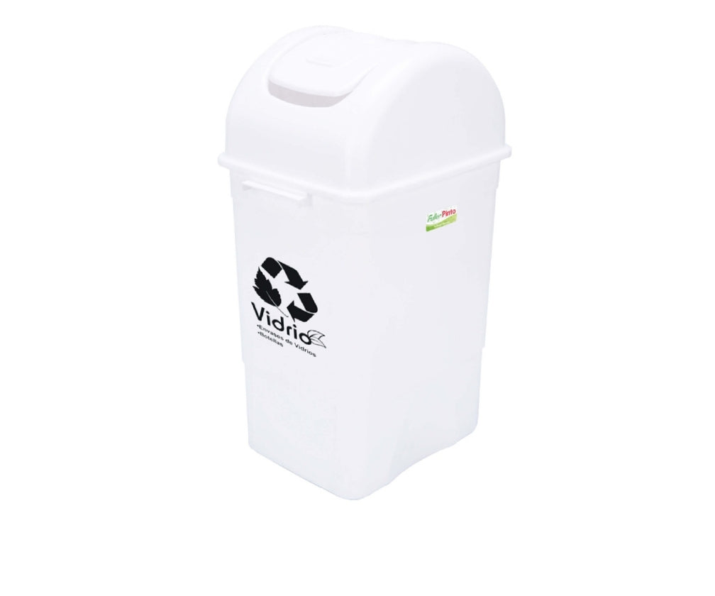Papelera VAIVEN 35L. BLANCO. FULLER.