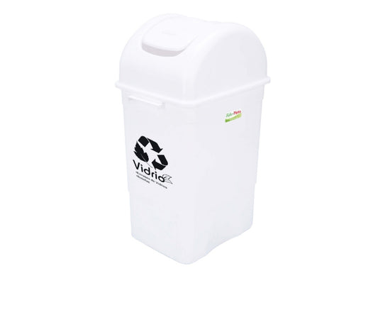 Papelera VAIVEN 35L. BLANCO. FULLER.
