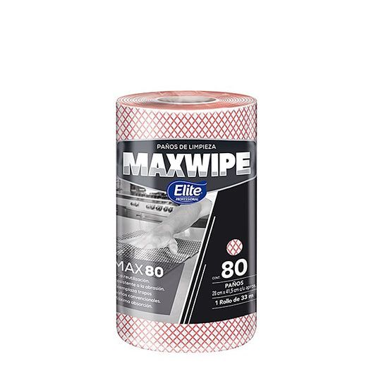Paños verdes Maxwipe 80 x80 para uso institucional en hoteles y restaurantes