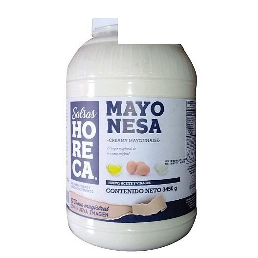 Mayonesa Horeca galón plástico 3450 gramos para cocinas profesionales
