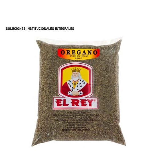 Orégano Rey presentación 250 gramos para cocinas profesionales