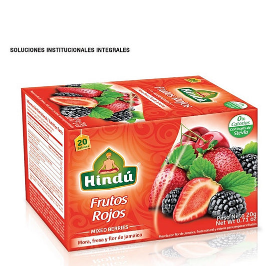 INFUSION HINDU FRUTOS ROJOS DX20 BX18
