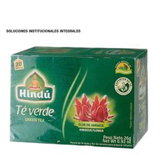 Té Himalaya Verde Flor de Jamaica display x20 caja x18 para restaurantes