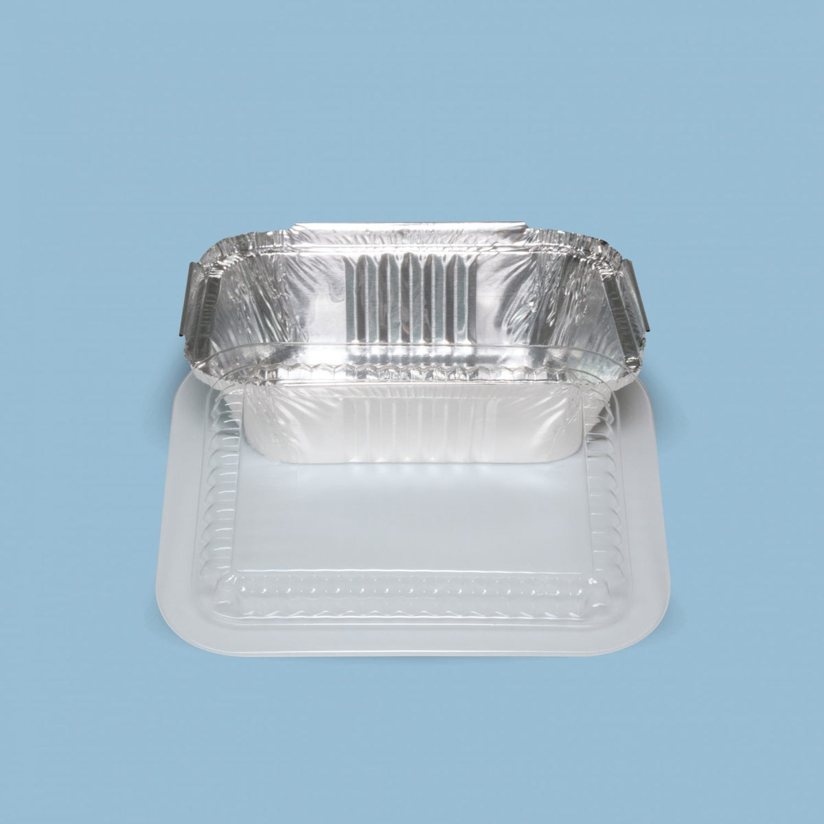 Tapa cristal transparente para molde lasaña 24 oz, dimensiones 17.9x12.8 cm