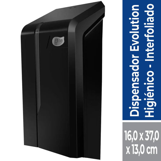 Dispensador Higiénico Interfoliado Silver/negro