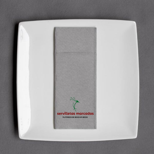 Servilleta Airlaid Jeans Negro 40x40 caja x 40 unidades Horeca Center