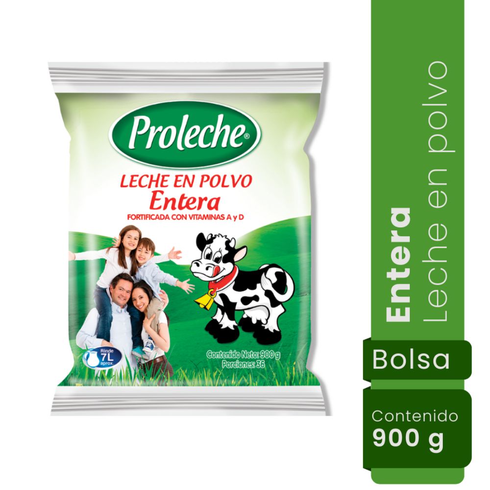 Leche Polvo Entera Proleche x 900 grs