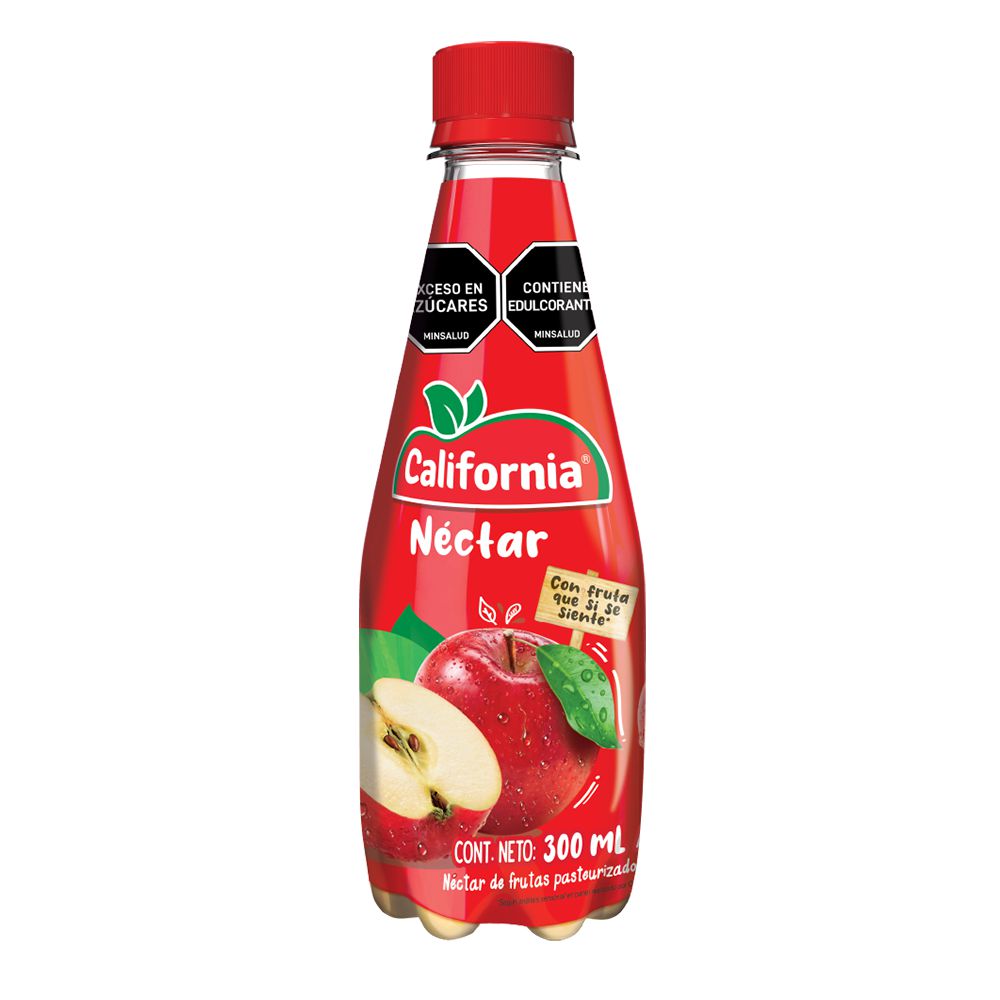 Néctar California Manzana Pet 300mil x24