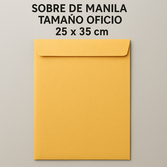 Sobre Manila Oficio 25x35