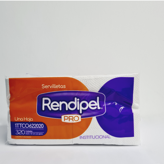Servilleta Rendipel Doblada en 2 x300