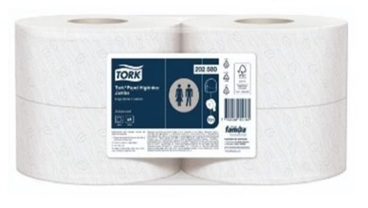Papel Higienico Jumbo Famimax Blanco 4 Rollos X 170 Metros