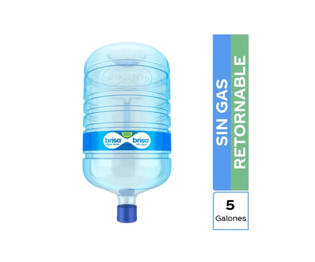 Botellón Agua Brisa 5 Galones CON REPUESTO