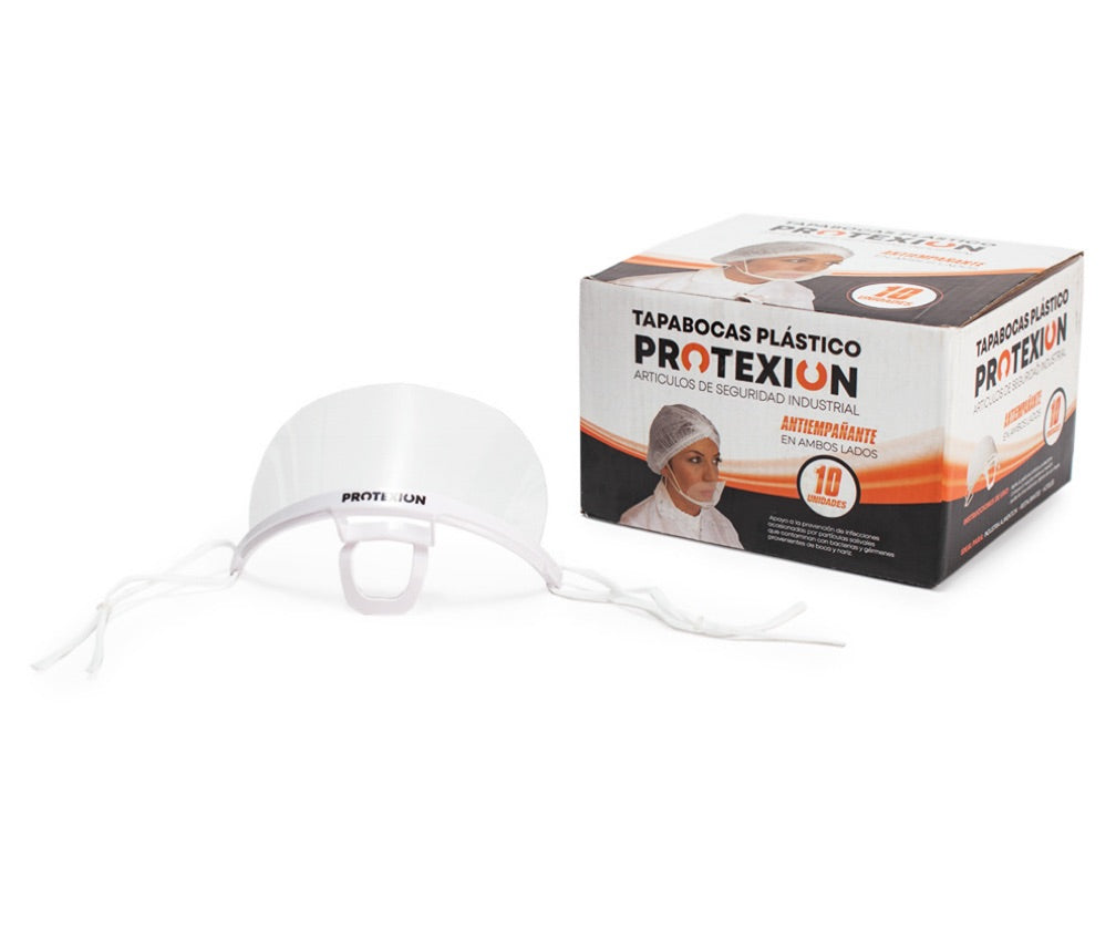 Tapabocas Plástico Antiempañante