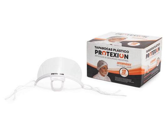 Tapabocas Plástico Antiempañante