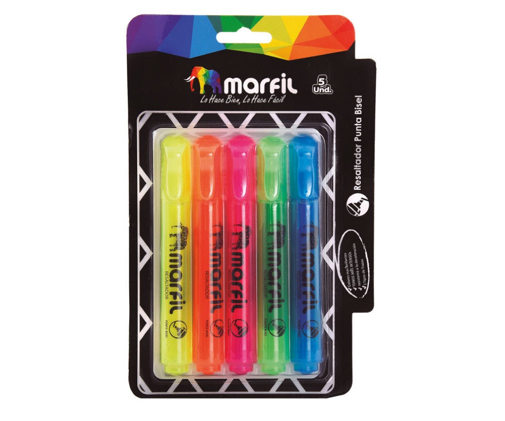 Resaltador Marfil colores varios