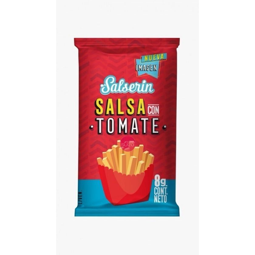 Salsa Con Tomate Salserin 6 GR Bolsa X 100 Unidades