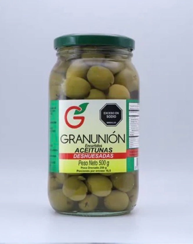 Aceitunas Deshuesadas Gran Union X 500 Gr